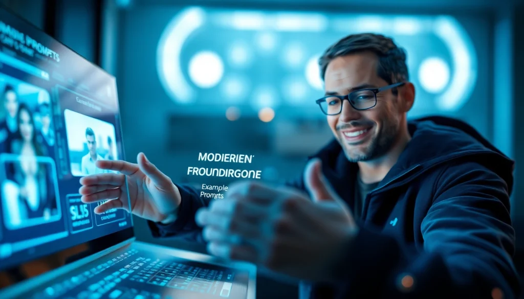 Image to prompt ai interface generating creative prompts from user-uploaded images, showcasing innovative technology.