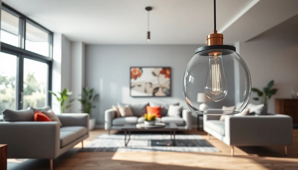 Sleek Illumination in a stylish living room showcasing elegant design and vibrant colors.