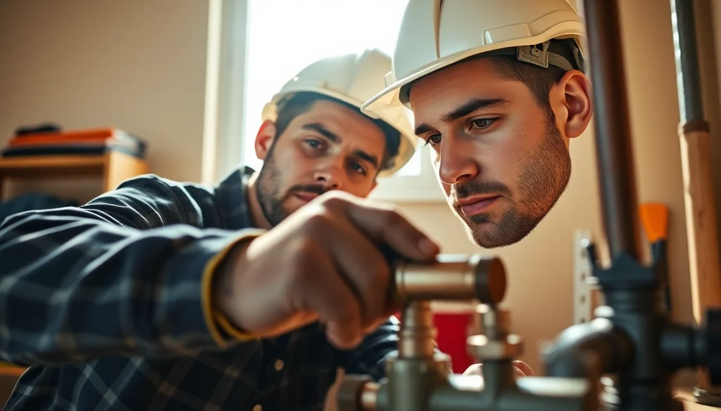 Learn the essentials of plumbing apprenticeship with an apprentice at work, showcasing hands-on skills.