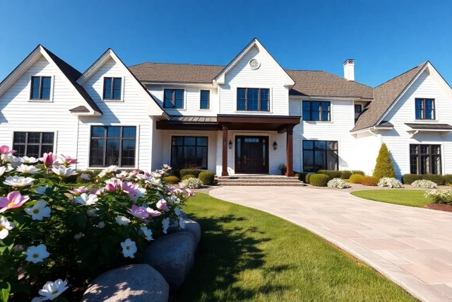 Enchanting Aspects of a Sharon Custom Colonial New Build: Design and Functionality