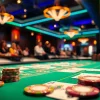 Interwin menghadirkan nuansa kasual kasino dengan chip dan kartu yang menawan.