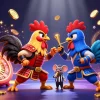 Participez au casino en ligne sans wager avec un passionnant duel de coqs et des éléments de jeu luxueux.