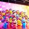 Engaging display of tiktok emojis showcasing diverse emotions and expressions in a vibrant design.