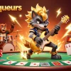 Experience exciting gameplay with godivaliqueurs among vibrant casino elements, colorful poker chips, and dramatic scenes.