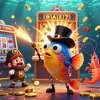 Experience thrilling wins with RTP Togel88 as glowing anglerfish attracts golden coins and jackpot rewards.