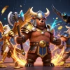 オンラインカジノ 比較に基づくゲームのハイライトと賭けの舞台を描いた鮮やかな3Dアートワーク