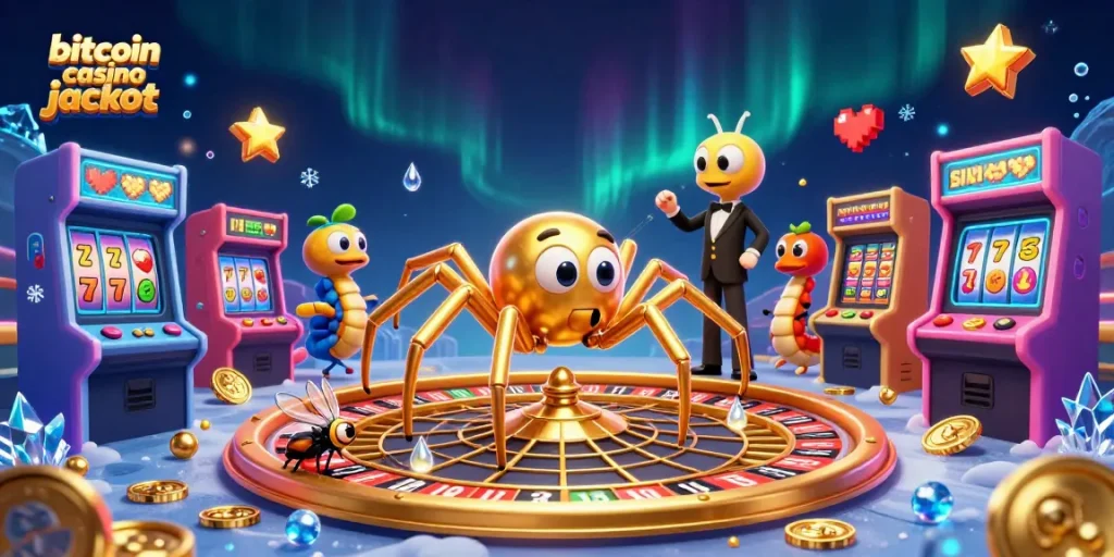 Spin the bitcoin casino jackpot with engaging slot elements and dynamic characters!