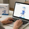 Waterdrop Spin Down Sediment Filter available for purchase on an e-commerce platform, showcasing online shopping experience and best deals.