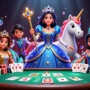 Scopri l'emozione dei nuovi casino non aams con immagini vivaci a tema casinò e elementi magici.