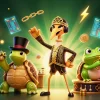 Mansion88 showcases vibrant characters in a dynamic casino scene, illustrating betting excitement.