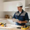 Trusted local service provider for we buy houses in Tennessee with professional contractor working on home renovations.