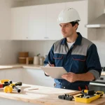 Trusted local service provider for we buy houses in Tennessee with professional contractor working on home renovations.