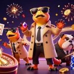 Experience the thrill as you access bola login at a vibrant casino, with raptors in disguise.